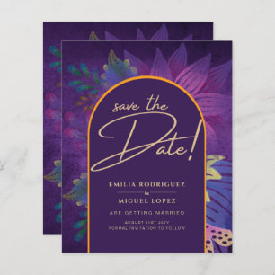 Jewel Tones Plum Purple Berry Gold Wedding