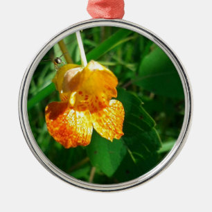 Jewel Weed, Wildflower Metal Ornament