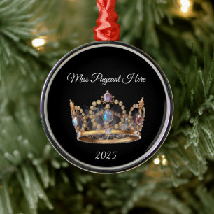 Jeweled Crown Christmas Ornament
