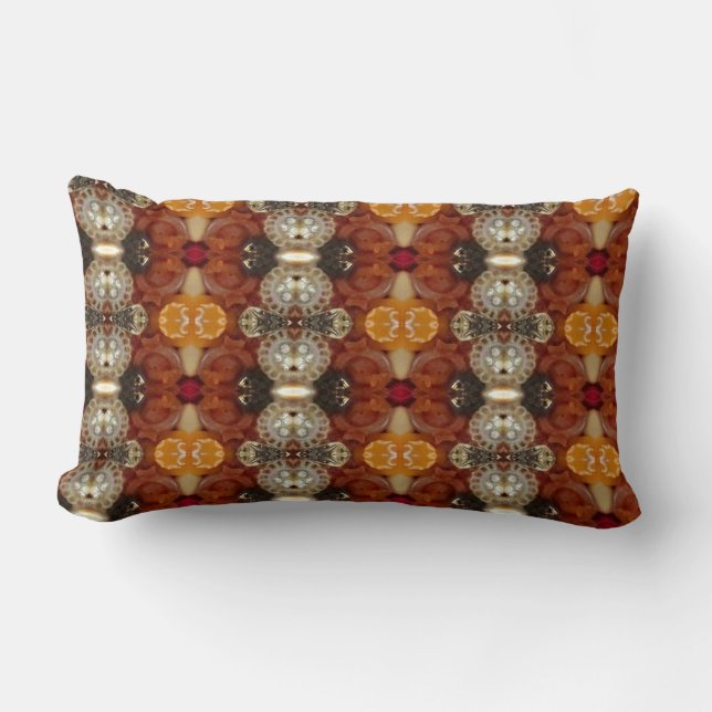 Jeweled Earth pattern pillow (Front)
