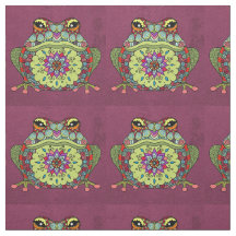 Jeweled Frog on Purple
