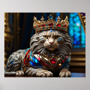 *~*  Jeweled King CAT 5:4 AP68 Regal Royalty Poster