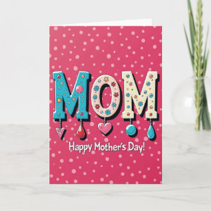 Jeweled Mom Mothers Day Card