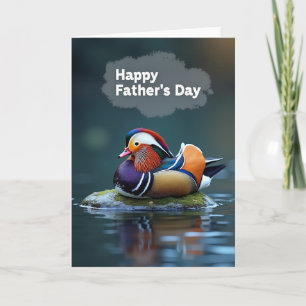 Jewelled Bird Fathers Day Card