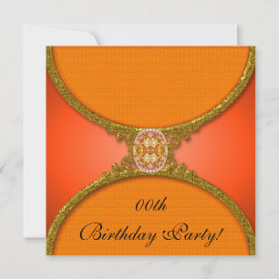Jewelled Birthday Party Invitations