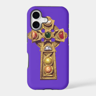 Jewelled Celtic Christian iPhone 5 Case Purple