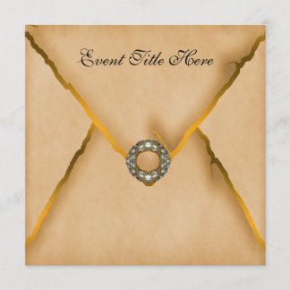 Jewelled Custom New Years Party Invitation