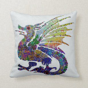 Jewelled Dragon Cushion