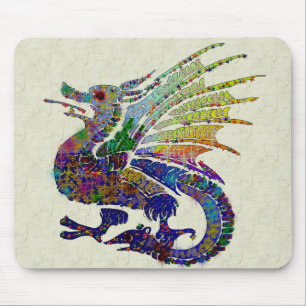 Jewelled Dragon Mouse Pad