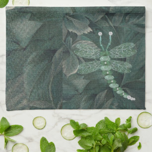 Jewelled Dragonfly Tea Towel