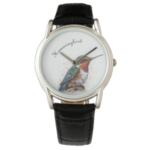 Jewelled Hummingbird Serenade, custom Watch