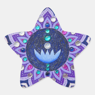 Jewelled lotus mandala sticker