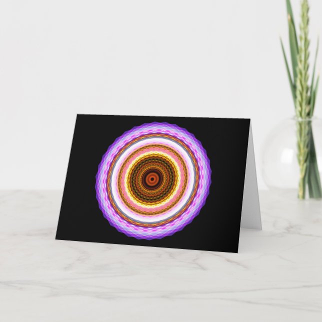 Jewelled Mandala Card (Front)