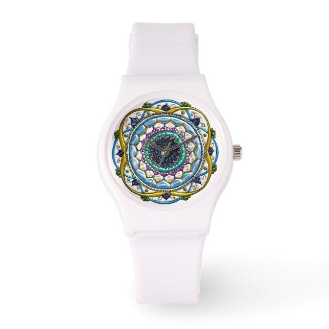 Jewelled Mandala (v1) Watch (Front)