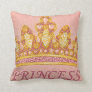 Jewelled Princess Crown by Chariklia Zaris Cushion