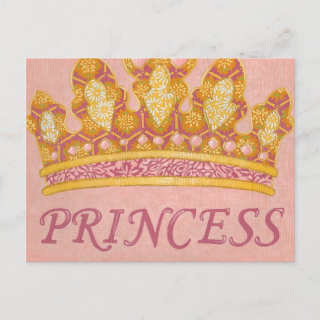 Jewelled Princess Crown by Chariklia Zaris Postcard (Front)