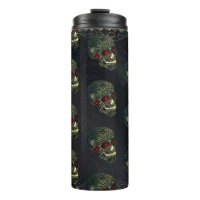 Jewelled Spider Skull & Roses Glam Gothic Filigree