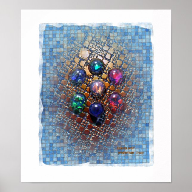 Jewelled Tiles (0001) Poster (Front)