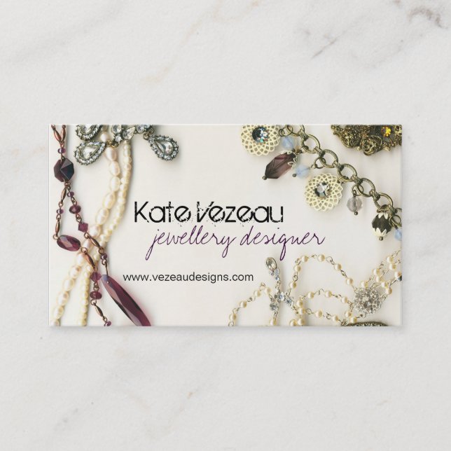 Jeweller Business Cards (Front)