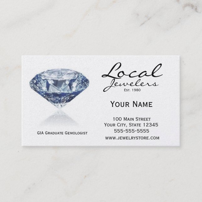 Jeweller Card (Front)