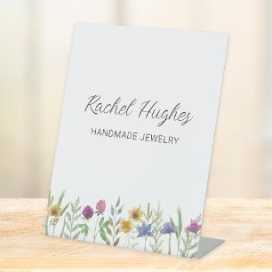 Jeweller Floral Display Pedestal Sign