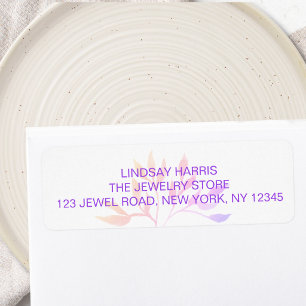 Jeweller Return Address Label