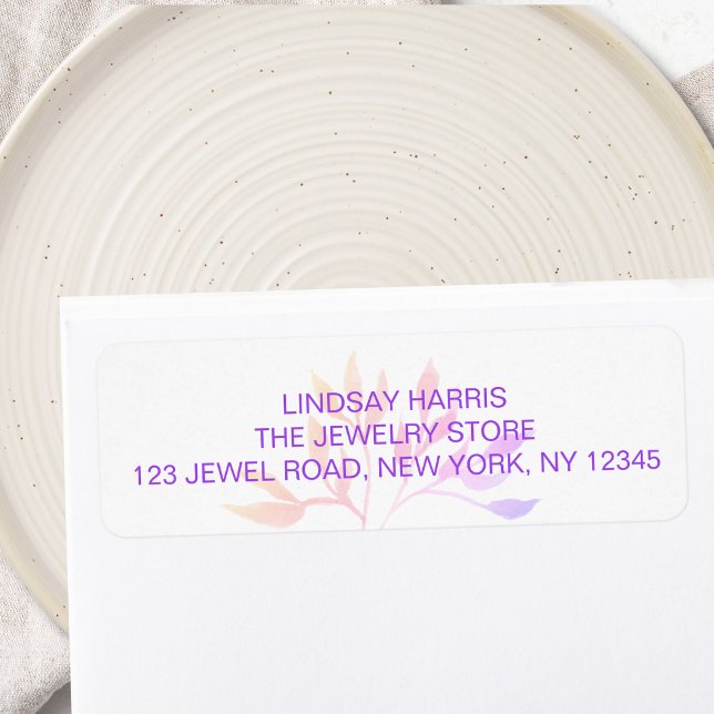 Jeweller Return Address Label (Creator Uploaded)