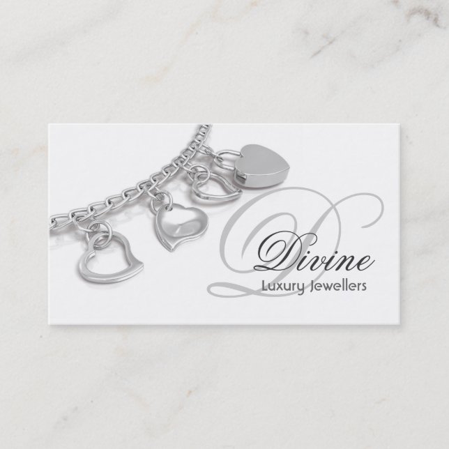 Jewellers Monogram Business Card (Front)