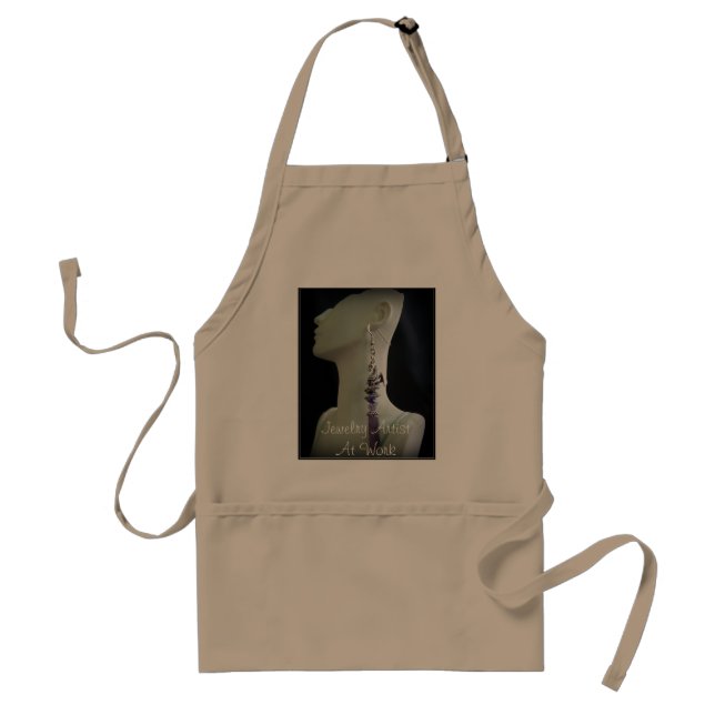 Jewellery Artist At Work Apron (Front)
