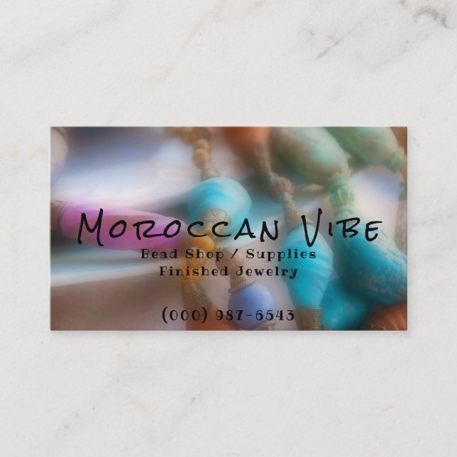 Jewellery Artist Business Cards (Front)