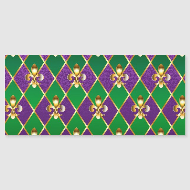 Jewellery Background Mardi Gras (Front)