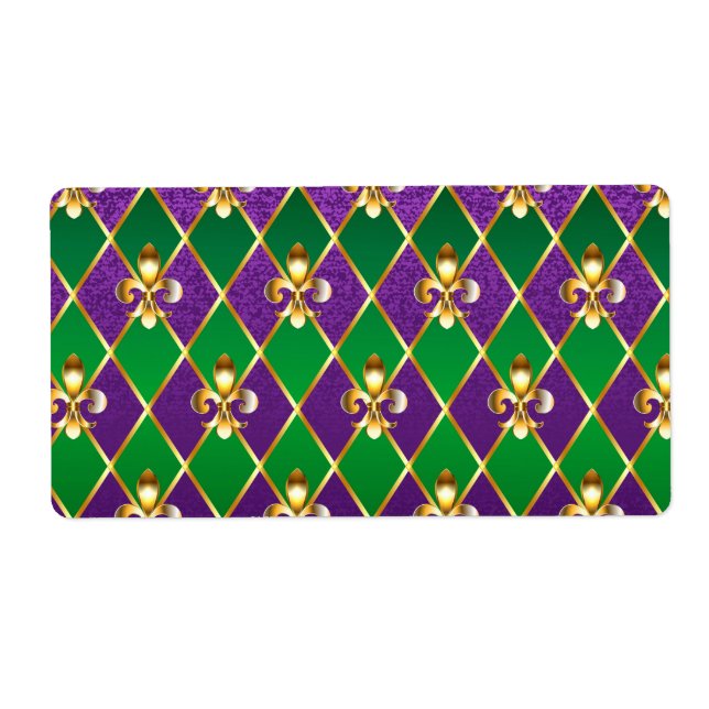 Jewellery Background Mardi Gras (Front)