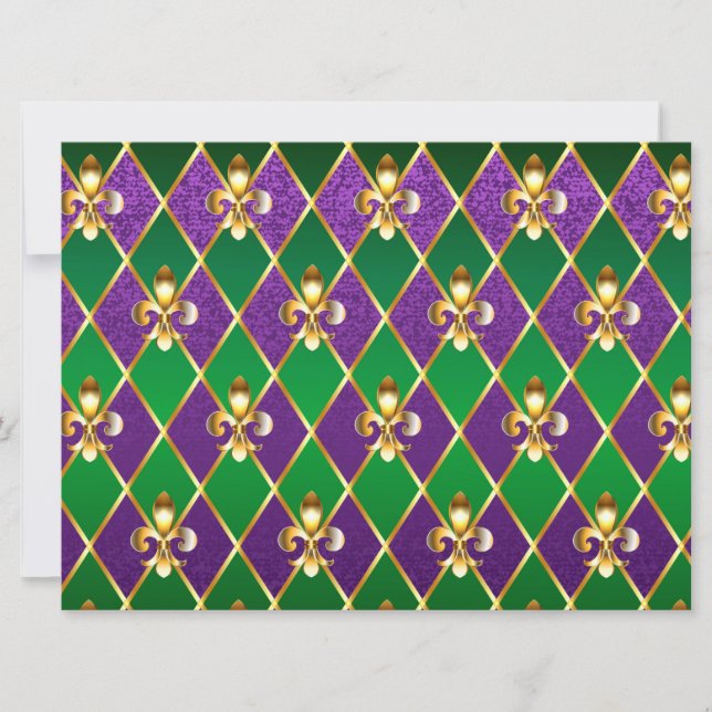Jewellery Background Mardi Gras (Front)