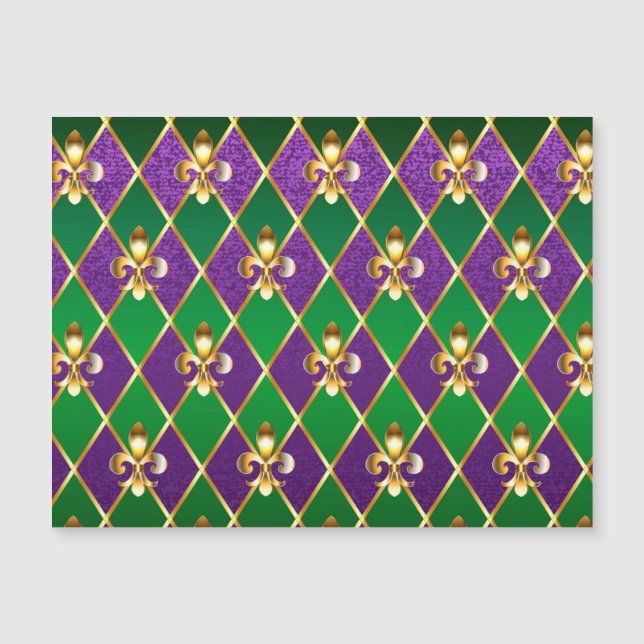 Jewellery Background Mardi Gras (Front)