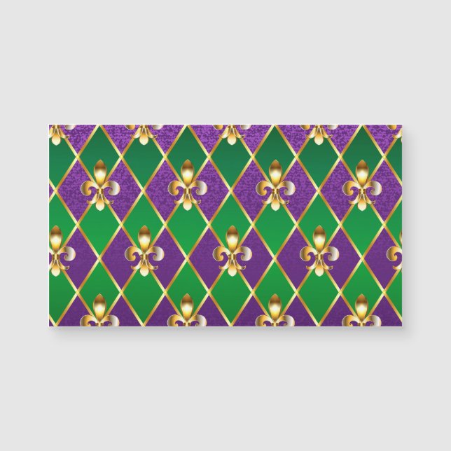 Jewellery Background Mardi Gras (Front)