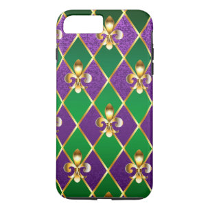 Jewellery Background Mardi Gras iPhone 8 Plus/7 Plus Case