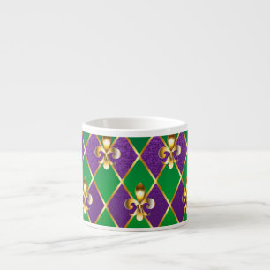 Jewellery Background Mardi Gras Espresso Cup
