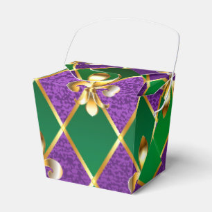 Jewellery Background Mardi Gras Favour Box