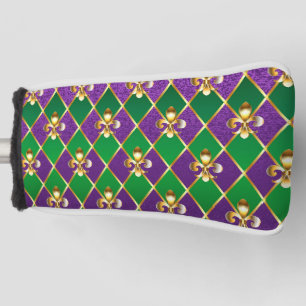 Jewellery Background Mardi Gras Golf Head Cover