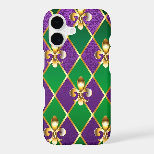 Jewellery Background Mardi Gras iPhone Case (Back)