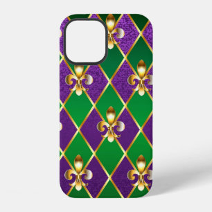 Jewellery Background Mardi Gras iPhone 12 Case