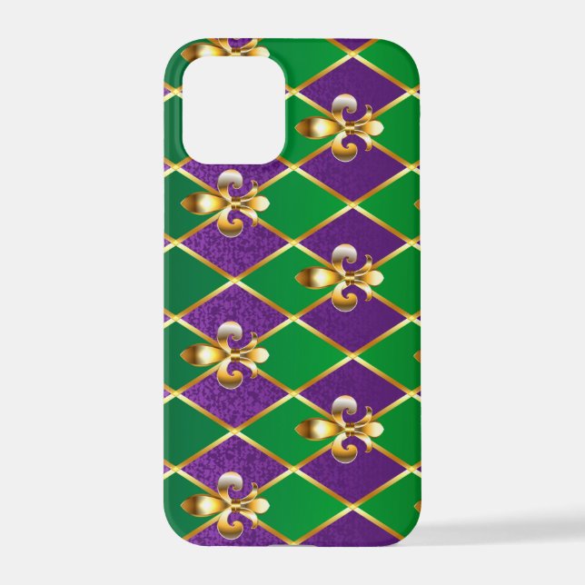 Jewellery Background Mardi Gras iPhone Case (Back)