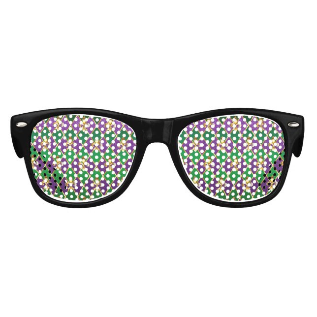 Jewellery Background Mardi Gras Kids Sunglasses (Front)