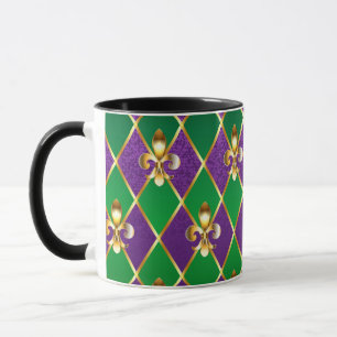 Jewellery Background Mardi Gras Mug