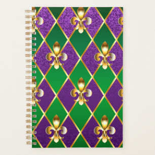Jewellery Background Mardi Gras Planner