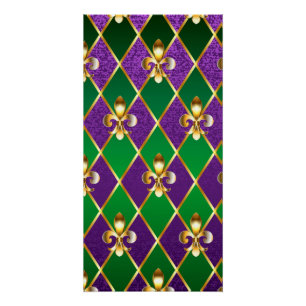 Jewellery Background Mardi Gras Poster