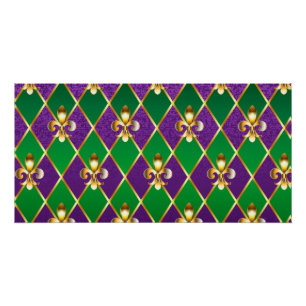 Jewellery Background Mardi Gras Poster