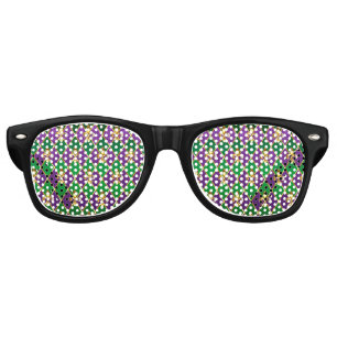 Jewellery Background Mardi Gras Retro Sunglasses