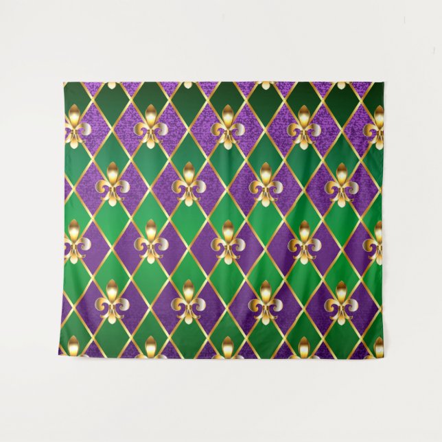 Jewellery Background Mardi Gras Tapestry (Front (Horizontal))