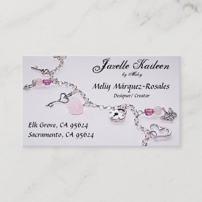 Jewellery Business Card (Front)